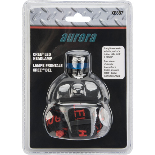 Cree&reg; Headlamp, LED, 120 Lumens, 6 Hrs. Run Time, AAA Batteries Meunier Outillage Industriel