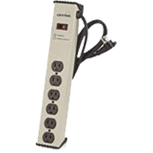Barre de limiteur de surtension, 6 Prises, 900 J, 1500 W, Cordon 6' Meunier Outillage Industriel