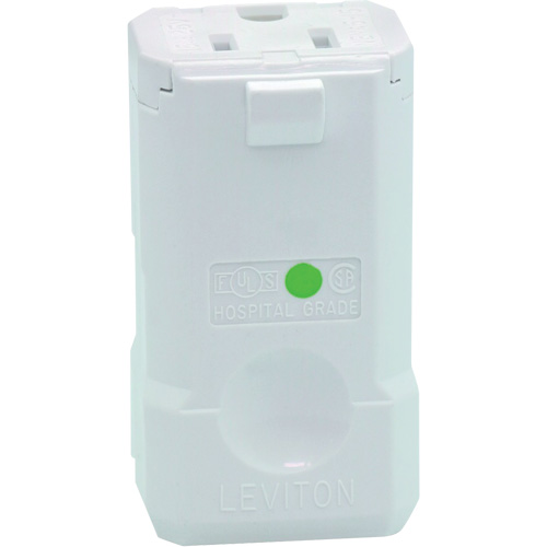 Connecteur de prise de rallonge de qualit&eacute; hospitali&egrave;re, 5-15R, Nylon Meunier Outillage Industriel