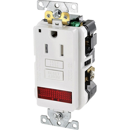 SmartlockPro&reg; Extra Heavy-Duty Self-Test GFCI Receptacle Meunier Outillage Industriel