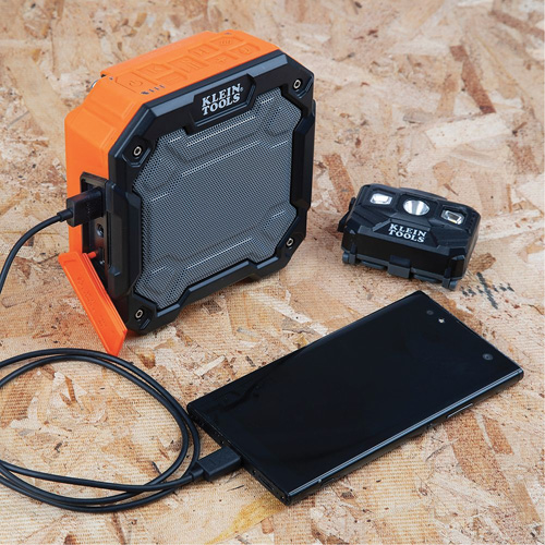 Bluetooth&reg; Jobsite Speaker with Magnet & Hook (Tool Only), Lithium-Ion Meunier Outillage Industriel