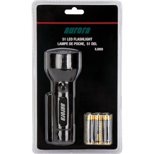 AFL300 Flashlight, LED, 180 Lumens, AA Batteries Meunier Outillage Industriel