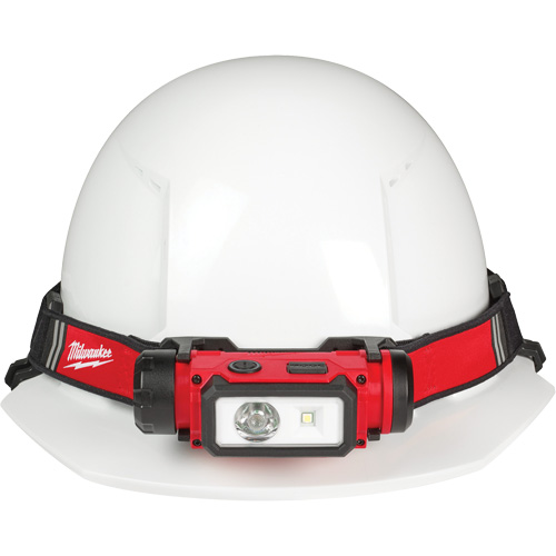 REDLITHIUM USB Hardhat Headlamp, LED, 600 Lumens, 5 Hrs. Run Time, Rechargeable Batteries Meunier Outillage Industriel