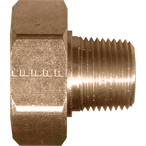 Swivel Connector, 1/2" Dia, Brass Meunier Outillage Industriel