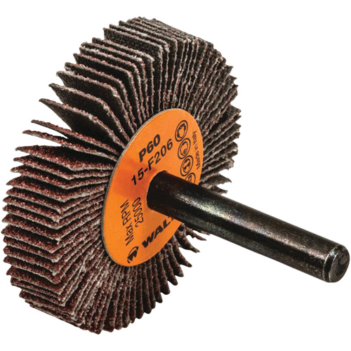 Disque &agrave; lamelles Coolcut, Oxyde d'aluminium, Grain 60, 2" x 3/8" x 1/4" Meunier Outillage Industriel