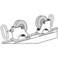 Adjust-A-Rolls&reg; Stand, 1000 lbs. Load Capacity, 36" Pipe Capacity Meunier Outillage Industriel