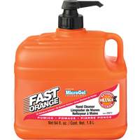 Hand Cleaner, Pumice, 1.89 L, Pump Bottle, Orange AB351 | Meunier Outillage Industriel