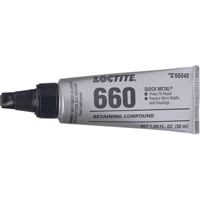 Quick Metal™ 660 Press Fit Repair Retaining Compound, 50 ml, Tube, Silver AC104 | Meunier Outillage Industriel