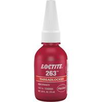 Compos&eacute; de blocage 263 s&eacute;chage rapide, Rouge, &eacute;lev&eacute;, 10 ml, Bouteille Meunier Outillage Industriel