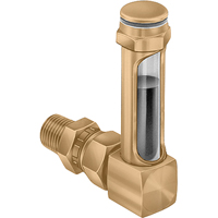 Brass Liquid Level Gauges - Union Coupling, Threaded, 8-11/16" L, 225°F (107.22° C) Meunier Outillage Industriel