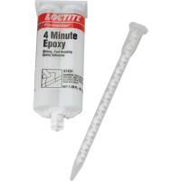 Fixmaster&reg; 4 Minute Adhesive, 50 ml, Dual Cartridge, Two-Part, Amber Meunier Outillage Industriel