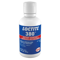 380™ Toughened Instant Adhesives, Black, Bottle, 453 g AF080 | Meunier Outillage Industriel