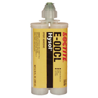 E-00CL Structural Adhesives, 200 ml, Dual Cartridge, Two-Part, Clear Meunier Outillage Industriel