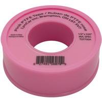 Teflon<sup>®</sup> Tape, 520" L x 1/2" W, Pink AG470 | Meunier Outillage Industriel