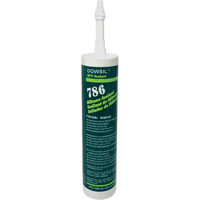 Dowsil™ 786 Silicone Sealant, 300 ml, Cartridge, White AG515 | Meunier Outillage Industriel