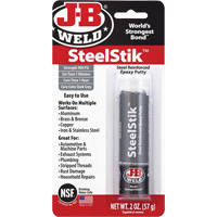 Colle &eacute;poxyde SteelStik, 2 oz, B&acirc;ton, Gris Meunier Outillage Industriel