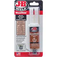 Adh&eacute;sif WoodWeld, 25 ml, Seringue, Deux composants, Havane Meunier Outillage Industriel