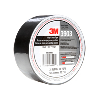 3903 Vinyl Duct Tape, 1245 mm (49") W x 46 m (151') L, 6.5 mils, Black Meunier Outillage Industriel