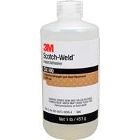 Scotch-Weld Instant Adhesive CA100, Off-White, Bottle, 1 lbs. Meunier Outillage Industriel