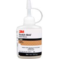 Scotch-Weld™ Instant Adhesive CA9, Clear, Bottle, 1 oz. AMB343 | Meunier Outillage Industriel