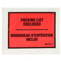 Packing List Envelope, 5-1/2" L x 4-1/2" W, Endloading Style AMB455 | Meunier Outillage Industriel