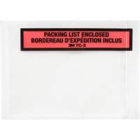 Packing List Envelope, 5-1/2" L x 4-1/2" W, Endloading Style AMB460 | Meunier Outillage Industriel