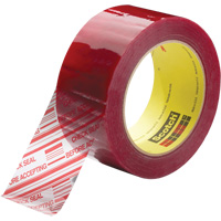 Scotch&reg; Security Message Box Sealing Tape 3779, Acrylic Adhesive, 1.8 mils, 48 mm (2") x 914 m (2998') Meunier Outillage Industriel