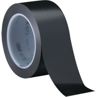 471 Vinyl Tape, 12 mm (1/2") W x 32.9 m (108') L, 5.3 mils, Black Meunier Outillage Industriel