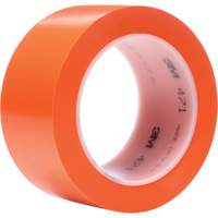 Ruban en vinyle 471, 50,8 mm (2") la x 32,9 m (108') lo, 5,2 mils, Orange Meunier Outillage Industriel