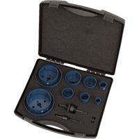 Electrician's Master Holesaw Kit, 12 Pieces Meunier Outillage Industriel