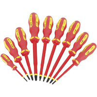 JISD-9S Jeu de tournevis isol&eacute;s VDE, 9 m Meunier Outillage Industriel