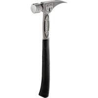 Titanium Hammer, 14 oz. Head Weight, Plain Face, Cushion Handle, 15-1/4" L AUW267 | Meunier Outillage Industriel