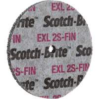 Meule homog&egrave;ne Scotch-Brite EXL, 3" x 1/2", Arbre de 1/4" Meunier Outillage Industriel