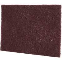 Scotch-Brite Production Hand Pads, Aluminum Oxide, 6" x 9", Very Fine Grit Meunier Outillage Industriel