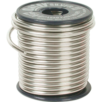 M&eacute;tal d'apport pour plomberie, Sans plomb, 60-100 % d'&eacute;tain 1-5 % de bismuth 1-5 % de cuivre 1-5 % d'argent, &acirc;me Plein, dia. 0,117" Meunier Outillage Industriel