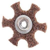 Disque abrasif en forme d'&eacute;toile pour pr&eacute;paration de surface Abrasotex , 2" dia., Grain Cors&eacute;, Oxyde d'aluminium Meunier Outillage Industriel