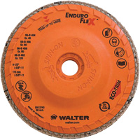 Enduro-Flex Flap Disc, 4-1/2" x 5/8"-11, Type 27, 120 Grit, Zirconia Alumina Meunier Outillage Industriel