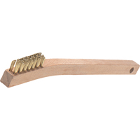 V-trim Small Handle Scratch Brushes, Stainless Steel, 3 x 7 Wire Rows, 7-7/8" Long Meunier Outillage Industriel