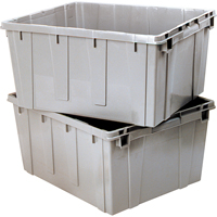Nesting Container, 21.1" W x 17.7" D x 12" H, Grey Meunier Outillage Industriel