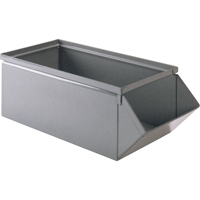 Steel Bin, 100 lbs. Cap., 15" W x 24" D x 11" H, Blue Meunier Outillage Industriel