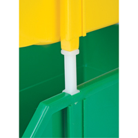 Bac empilable & &agrave; suspendre, 5-7/8" la, 4-11/16" h x 9-13/16" p, Jaune Meunier Outillage Industriel