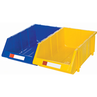 Bac empilable & &agrave; suspendre, 11-13/16" la, 7" h x 17-11/16" p, Jaune Meunier Outillage Industriel