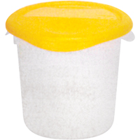 Contenants ronds, 7-4/5" ha x 8-1/2" p, Capacit&eacute; de 3,79 L, Transparent Meunier Outillage Industriel