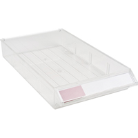 Tiroir de rechange pour armoires de pi&egrave;ces KPC-300, Plastique, 5-3/8" la x 9-13/16" p, 1-3/5" h, Transparent Meunier Outillage Industriel