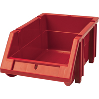 Stack & Hang Bin, 4-13/16" W x 3-3/16" H x 7-1/8" D, Red Meunier Outillage Industriel