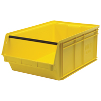 Contenants g&eacute;ants empilables, 18,375" la x 29" p x 11,875" h, Jaune Meunier Outillage Industriel