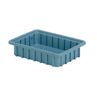 Contenants Divider Box, Poly&eacute;thyl&egrave;ne, 10,8" la x 8,3" p x 2,5" h, Bleu p&acirc;le Meunier Outillage Industriel