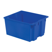 Contenants Stack-N-Nest Polylewton, 13" x 24" x 20", Bleu Meunier Outillage Industriel