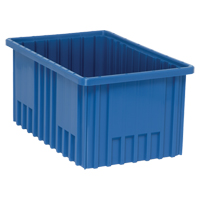 Divider Box&reg; Containers, Plastic, 16.5" W x 10.9" D x 8" H, Blue Meunier Outillage Industriel