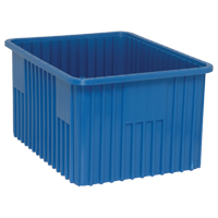 Divider Box&reg; Containers, Plastic, 22.5" W x 17.5" D x 12" H, Blue Meunier Outillage Industriel